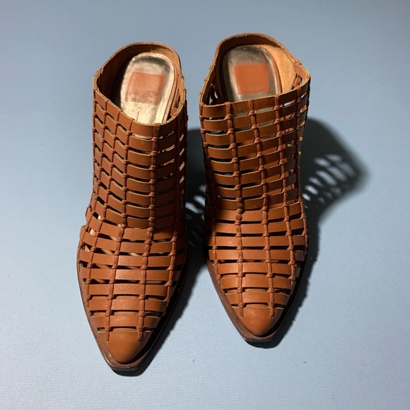Leather Woven Western Mule - Picture 2 of 4